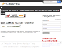 Tablet Screenshot of bookreview.historyguy.com